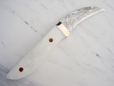ITOU Petty R2 7 cm Klinge, Griff Dupont Corian Ice White
