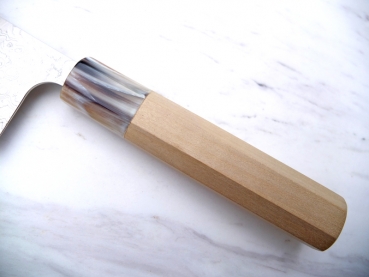 ITOU Damastmesser Santoku R2 18 cm, 33 Lagen, Griff Kamelknochen