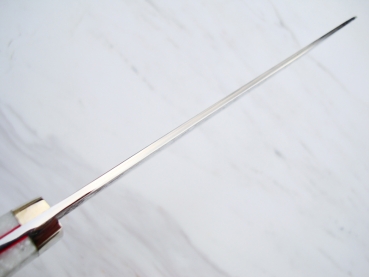 ITOU Gyuto R2 20 cm Klinge, Griff Dupont Corian Ice White