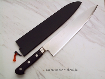 Takamura Blazen PM-Stahl Gyuto - handgeschmiedet und -signiert, 24 cm Klinge