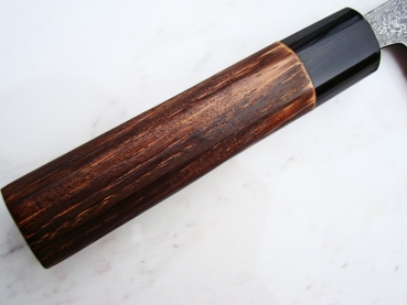 Yoshikane Raiun Damast Santoku, 16,5 cm, handgeschmiedet und -signiert