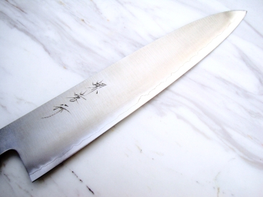 AOKI Gingami 3 Ichii Exklusiv, Gyuto, 21 cm Klinge, handgeschmiedet und -signiert