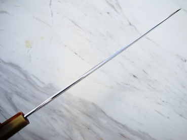 Aoki Gingami 3 Ichii Exklusiv Suminagashi Sujihiki, 27 cm Klinge, handgeschmiedet und -signiert