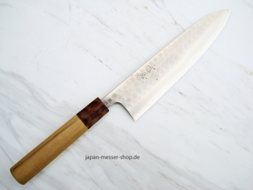 Yoshikane Tsuchime Gyuto, 21cm, handgeschmiedet und -signiert