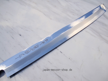 Rarit�t - Keijiro Doi Aogami 2 Sakimaru Takohiki 33 cm -handgeschmiedet und spiegelpoliert- signiertes Meisterst�ck