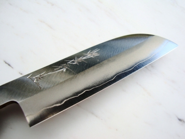 AOKI Gingami3 Ichii Exklusiv Kawamuki, 10 cm Klinge, handgeschmiedet und -signiert