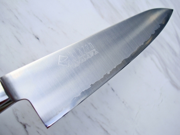 Takamura Blazen PM-Stahl Gyuto - handgeschmiedet und -signiert, 21 cm Klinge