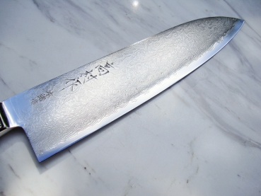 Takamura VG10 Damast Gyuto - handgeschmiedet und -signiert, 18,5 cm Klinge