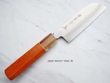 AOKI Gingami 3 Ichii Exklusiv Kawamuki, einseitige 10 cm Klinge, handgeschmiedet und -signiert
