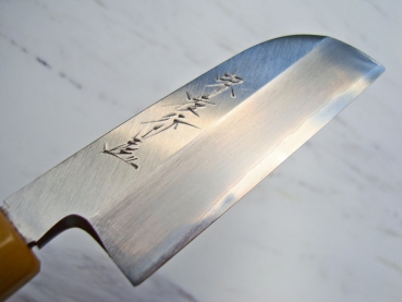 AOKI Gingami 3 Ichii Exklusiv Kawamuki, einseitige 10 cm Klinge, handgeschmiedet und -signiert