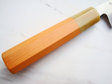 AOKI Gingami 3 Ichii Exklusiv Kawamuki, einseitige 10 cm Klinge, handgeschmiedet und -signiert