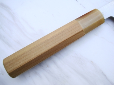 AOKI Gingami 3 Suminagashi Ho Exklusiv Nakiri, 18 cm Klinge, handgeschmiedet und -signiert