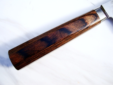 Takamura PM Damastmesser Santoku 16,5 cm, handgeschmiedet und -signiert