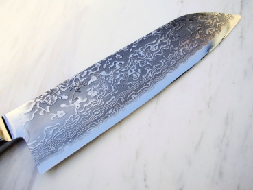 Takamura PM Damastmesser Santoku 16,5 cm, handgeschmiedet und -signiert