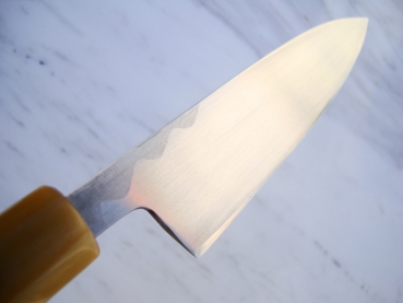 HEIJI Schmiede Aogami 1 Mini Yanagi, 12,5 cm Klinge mit Honbazuke f�r Linksh�nder, handgeschmiedet und -signiert, nicht rostfrei
