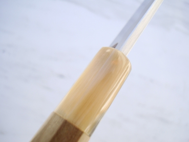 HEIJI Schmiede Aogami 1 Mini Yanagi, 15 cm Klinge mit Honbazuke, handgeschmiedet und -signiert, nicht rostfrei