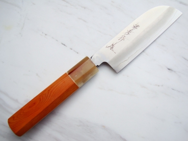 AOKI Gingami3 Ichii Exklusiv Kawamuki, 10 cm Klinge, handgeschmiedet und -signiert