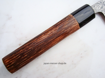 Yoshikane Raiun Damast Petty, 15 cm, handgeschmiedet und -signiert
