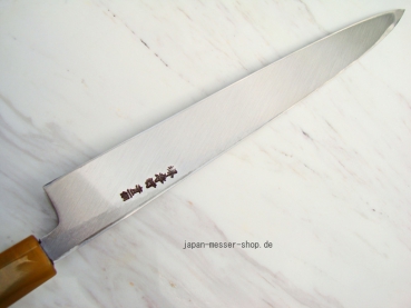 AOKI Aogami 2 Doi-Drachen-Shobu 30 cm mit Honbazuke, Meisterst�ck handgeschmiedet und -graviert