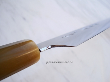 AOKI Shirogami 2 Warikomi Sujihiki 27 cm - handgeschmiedet und -signiertes Meisterst�ck