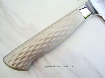 Takamura Damaststahl VG10 Santoku - handgeschmiedet und -signiert, 17 cm Klinge