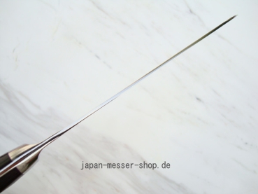Takamura Uchigumo Hocho PM-Stahl Santoku - handgeschmiedet und -signiert, 16,5 cm Klinge