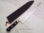 Takamura Blazen PM-Stahl Gyuto - handgeschmiedet und -signiert, 24 cm Klinge