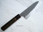 Wakui V2 Kurouchi Santoku 16,5 cm nicht rostfrei