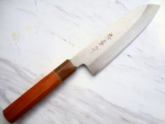 AOKI Gingami 3 Ichii Exklusiv Suminagashi Santoku, 18 cm Klinge, handgeschmiedet und -signiert