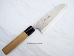 Yoshikane Nashi-ji Santoku 15 cm, handgeschmiedet und -signiert