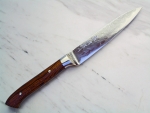 Takamura Uchigumo Hocho Tigerwood Petty - handgeschmiedet und -signiert, 11 cm Klinge