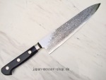 Takamura Uchigumo Hocho PM-Stahl Gyuto - handgeschmiedet und -signiert, 21 cm Klinge