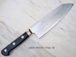 Takamura Uchigumo Hocho PM-Stahl Santoku - handgeschmiedet und -signiert, 16,5 cm Klinge