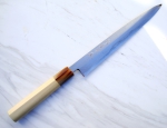 Sakai Takayuki Uzushio Suminagashi Shobu, 24 cm Klinge, handgeschmiedet und -signiert