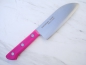Preview: TAKAYUKI Kid's Mini-Santoku für Kinder, 12 cm Klinge, rostfrei