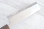 Preview: HEIJI Schmiede Atsuraeko Migaki Nakiri, 18 cm Klinge mit Honbazuke, handgeschmiedet und - signiert, nicht rostfrei