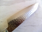 Preview: AOKI Sakai Takayuki Suminagashi Tsuchime Kengata Santoku, 16 cm Klingenlänge, rostfrei