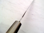 Preview: AOKI Gingami 3 Ho Exklusiv Santoku, 18 cm Klinge, handgeschmiedet und -signiert -