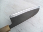 Preview: HEIJI Schmiede Santoku schwarz, 19 cm Klinge mit Honbazuke, handgeschmiedet und -signiert, rostfrei