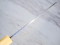 Preview: Aoki Shirogami 2 Warikomi Gyuto 24 cm, handgeschmiedet und -signiert