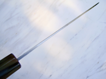 AZAI R2 Stahl Wa Santoku 17 cm, handgeschmiedet und -signiert, rostfrei