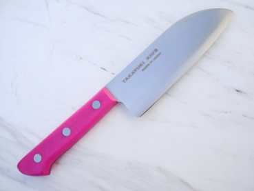 TAKAYUKI Kid's Mini-Santoku für Kinder, 12 cm Klinge, rostfrei