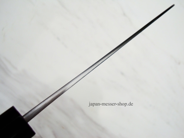 HEIJI Schmiede Atsuraeko Migaki Santoku, 18,5 cm Klinge mit Honbazuke, handgeschmiedet und - signiert, nicht rostfrei