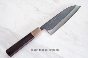 Shigefusa Santoku, 16,5 cm Klinge (schwarz geschmiedet), nicht rostfrei