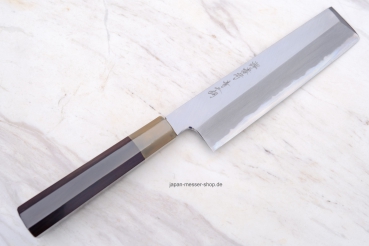 Aogami 2 Warikomi Nakiri 21 cm handgeschmiedet und Hand signiert -　Sonderanvertigung