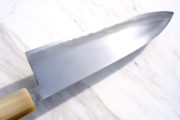 HEIJI Schmiede Gyuto 24 cm Klinge mit Honbazuke, handgeschmiedet und -signiert, rostfrei