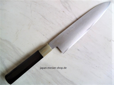 AOKI Gingami 3 Exklusiv Suminagashi Santoku, 18 cm Klinge, handgeschmiedet und -signiert