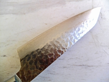 AOKI Sakai Takayuki Suminagashi Tsuchime Kengata Santoku, 16 cm Klingenlänge, rostfrei