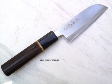 HEIJI Schmiede Migaki Kawamuki 10 cm Klinge mit Honbazuke, handgeschmiedet und -signiert, rostfrei