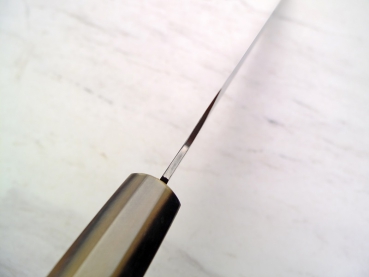 AOKI Gingami 3 Ho Exklusiv Santoku, 18 cm Klinge, handgeschmiedet und -signiert -